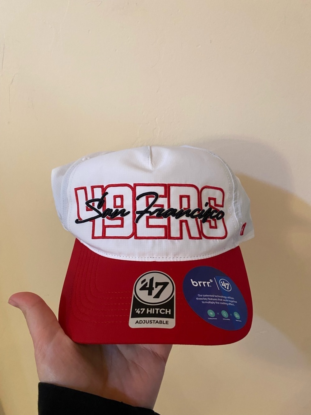 NWT San Francisco 49ers '47 Brand Hitch Snapback Hat - Brrr Cooling